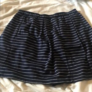 Max studio navy blue skirt